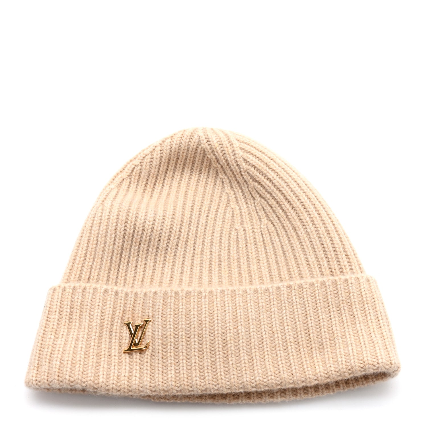Louis Vuitton Cashmere LV Spark Beanie Beige