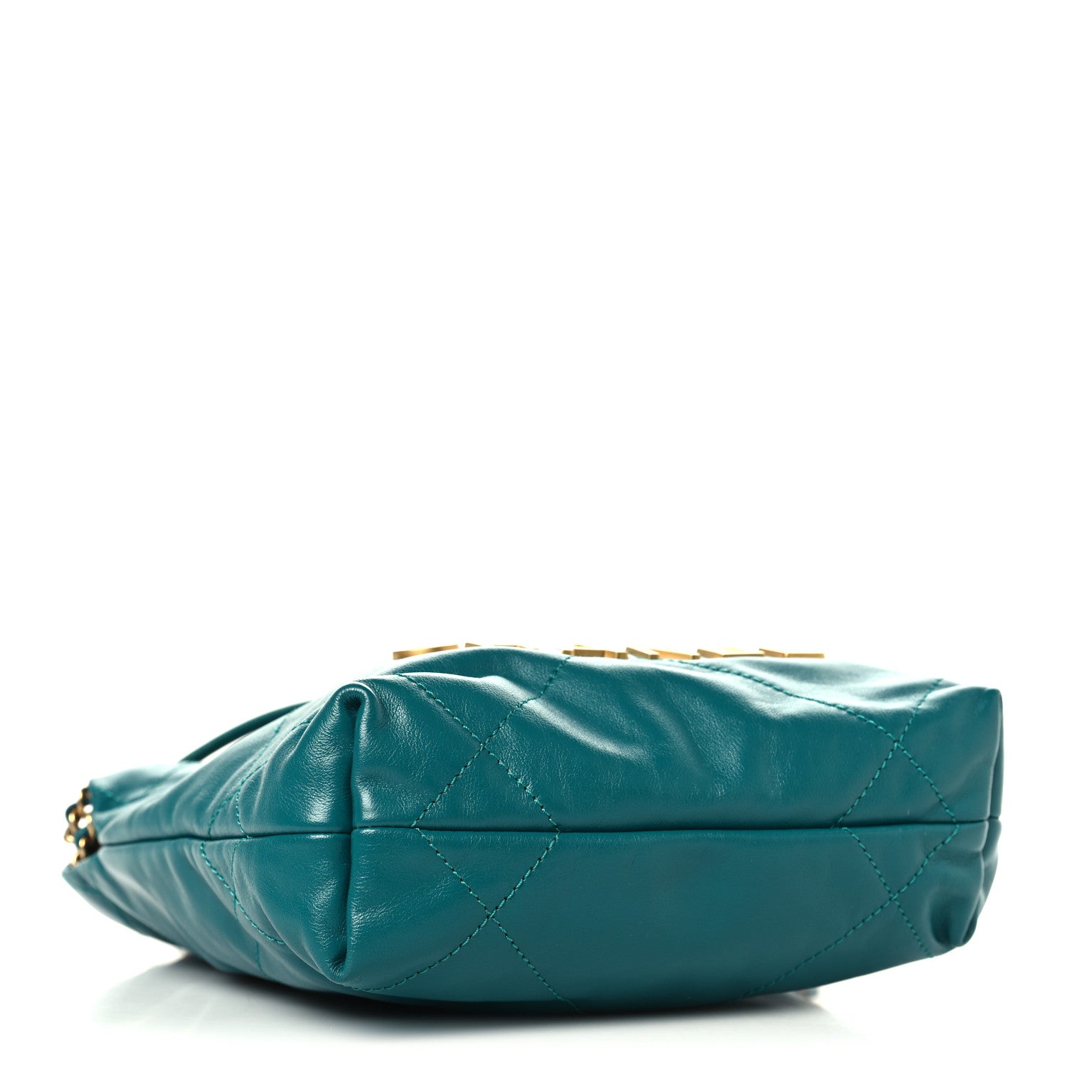 Chanel Shiny Calfskin Quilted Mini Chanel 22 Green