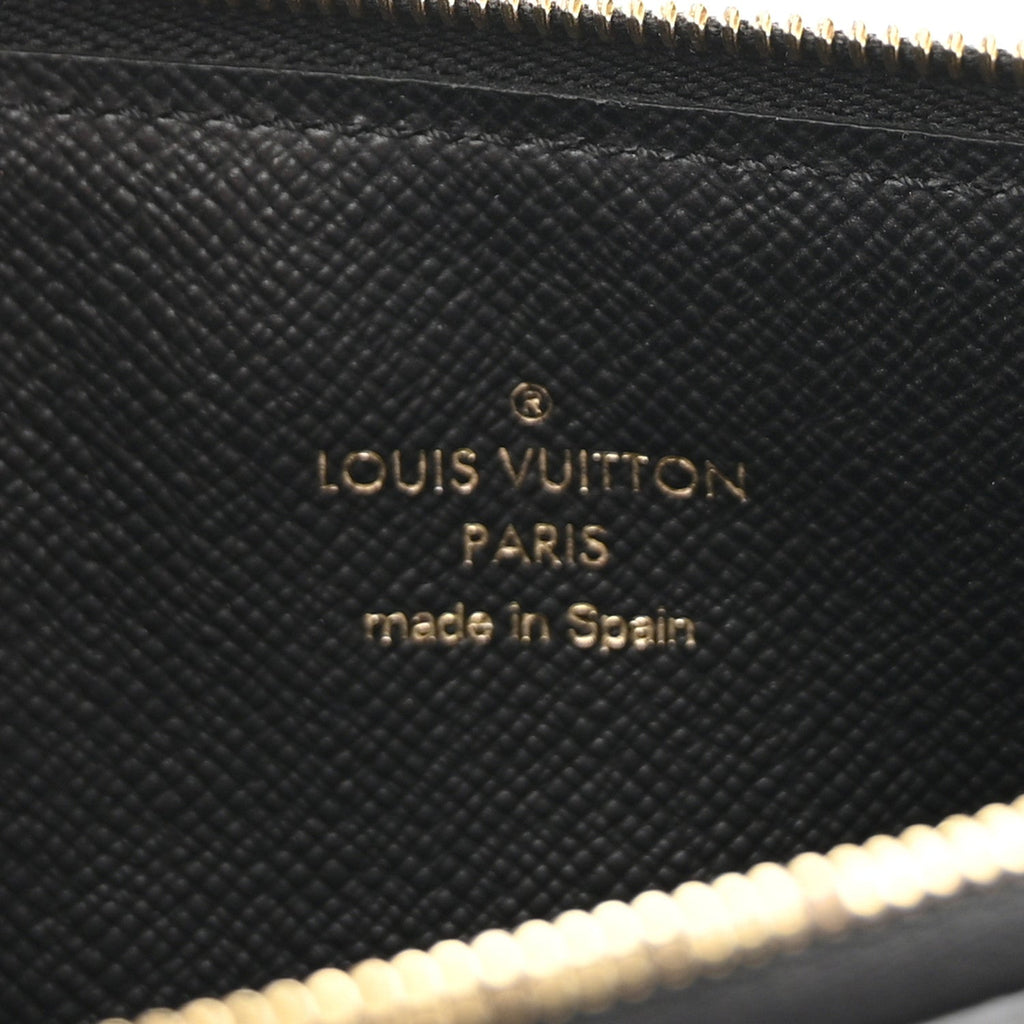 Louis Vuitton Monogram Slim Purse Black