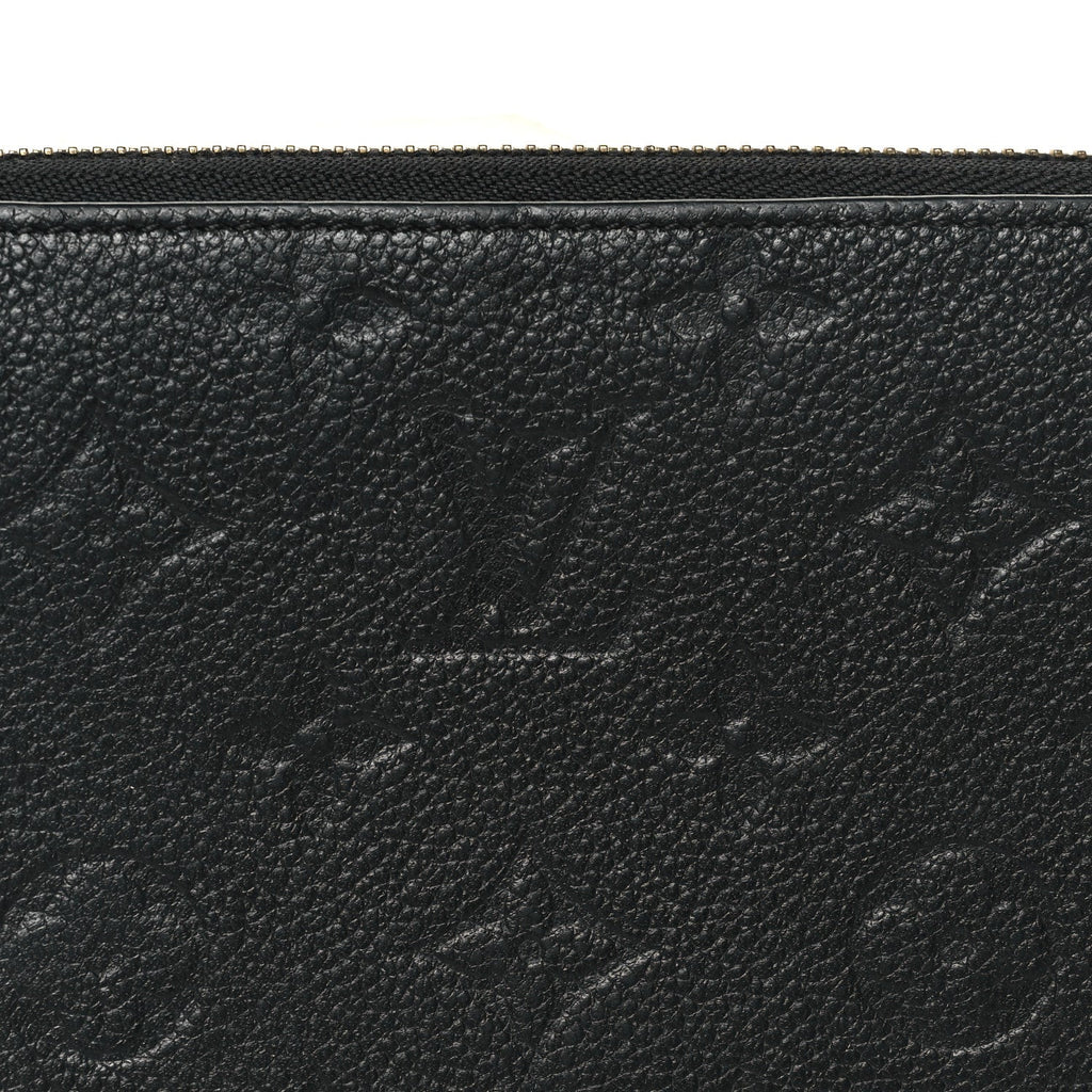 Louis Vuitton Empreinte Zippy Wallet Black