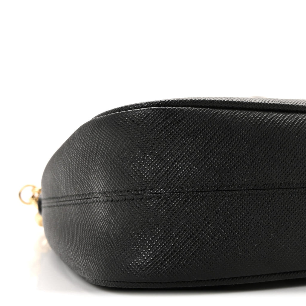 Prada Saffiano Lux Re-Edition 2005 Shoulder Bag Black