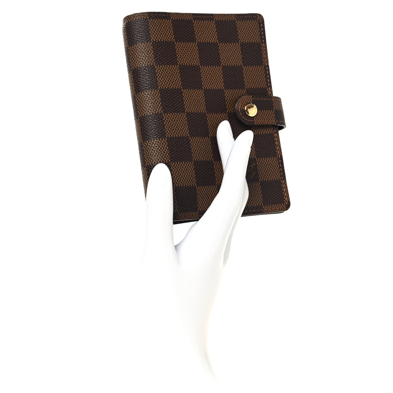 Louis Vuitton Damier Ebene Small Ring Agenda Cover