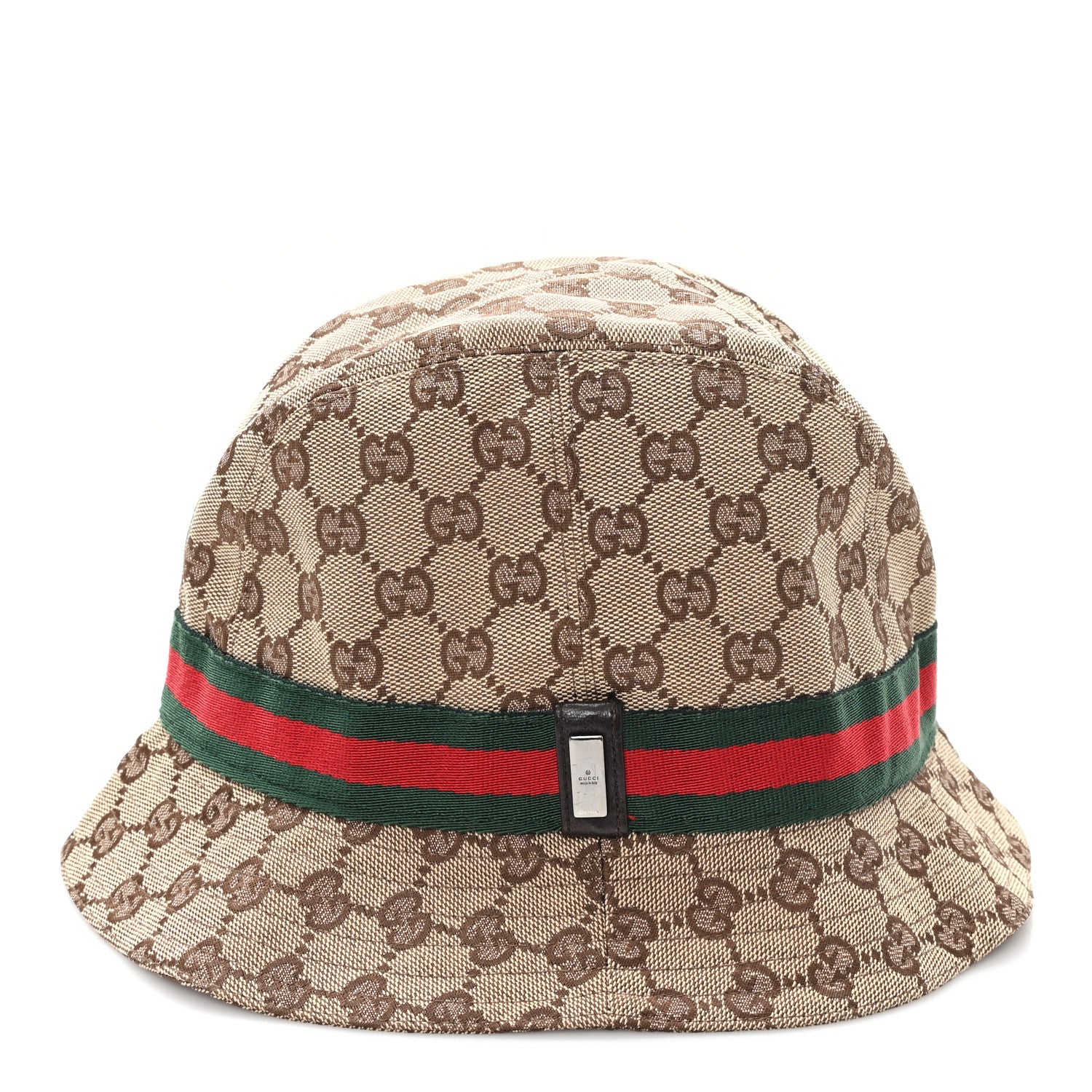 Gucci Monogram Web Bucket Hat M Brown