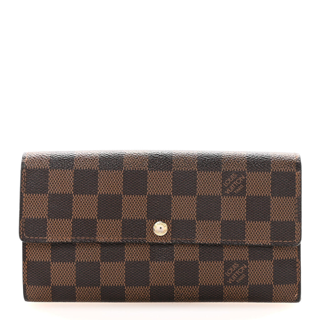 Louis Vuitton Damier Ebene Sarah Wallet