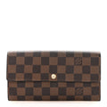 Louis Vuitton Damier Ebene Sarah Wallet