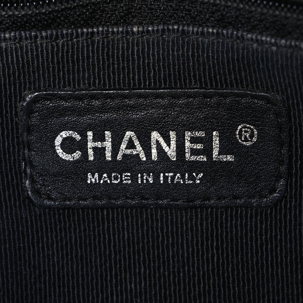 Chanel Caviar Quilted Timeless CC Shoulder Bag Black