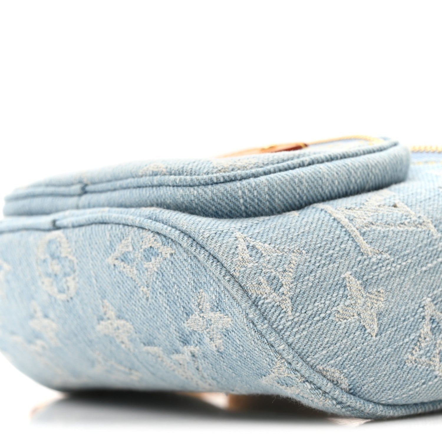Louis Vuitton Monogram Denim Mini Bumbag Sky Blue