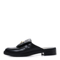 Lambskin Quilted CC Turnlock Mules 40 Black