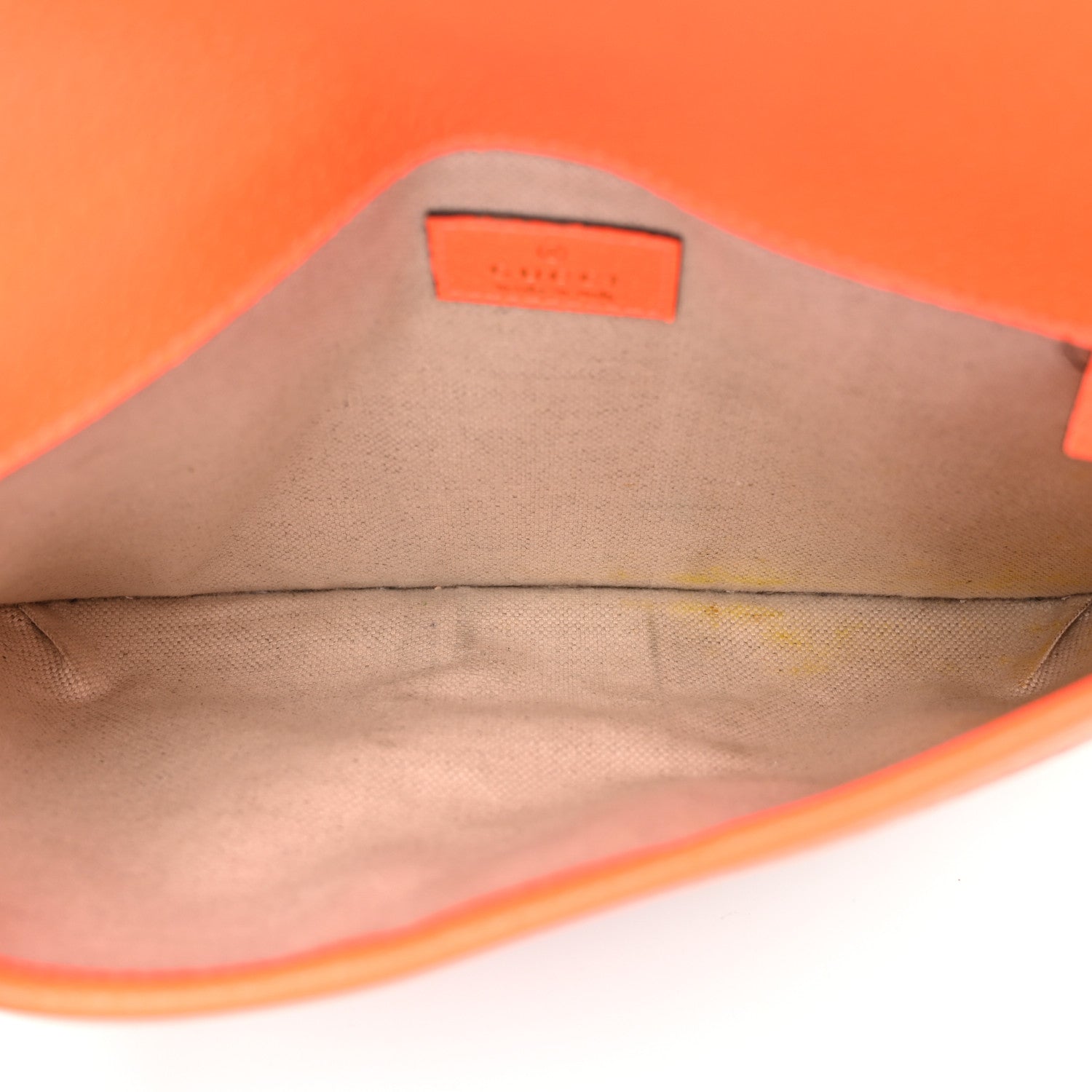 Gucci GG Supreme Monogram Web Small Ophidia Belt Bag Beige Ebony Orange Fluo