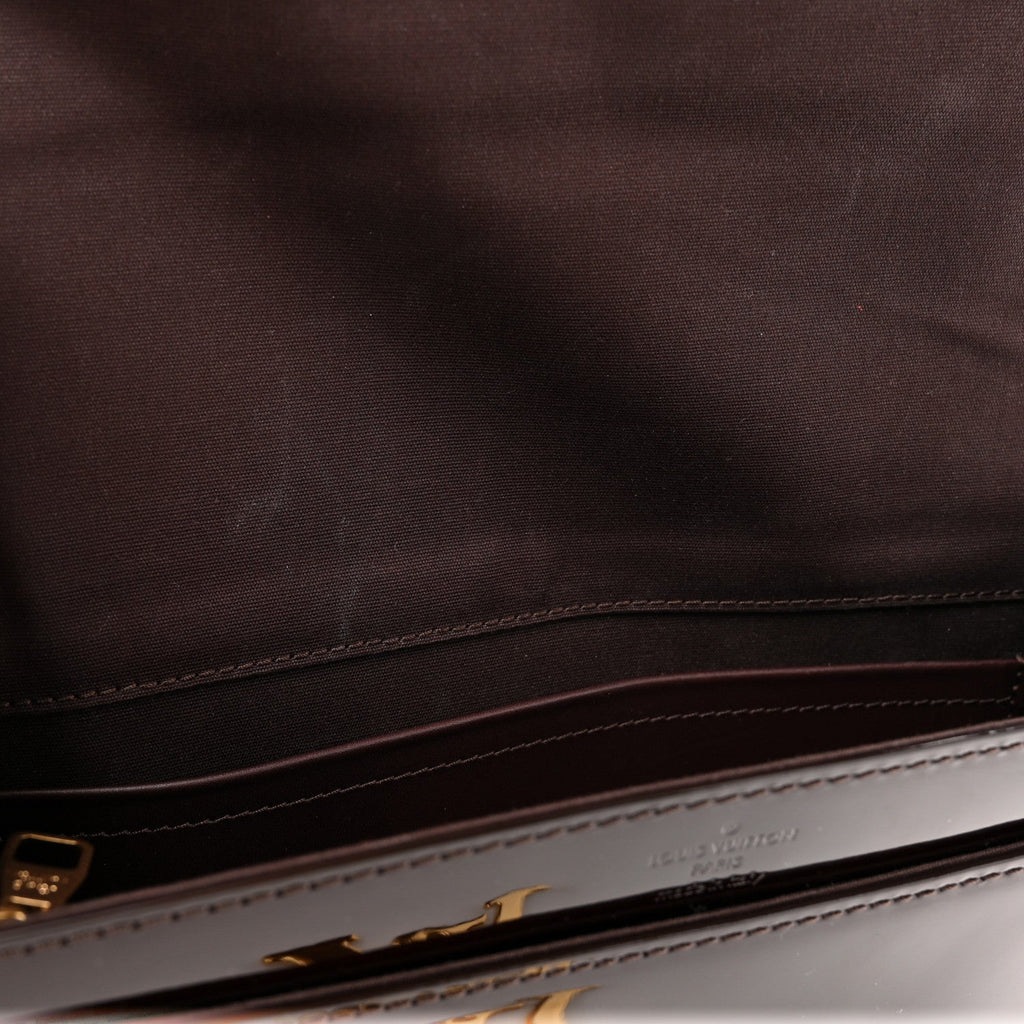Louis Vuitton Patent Chain Louise GM Amarante