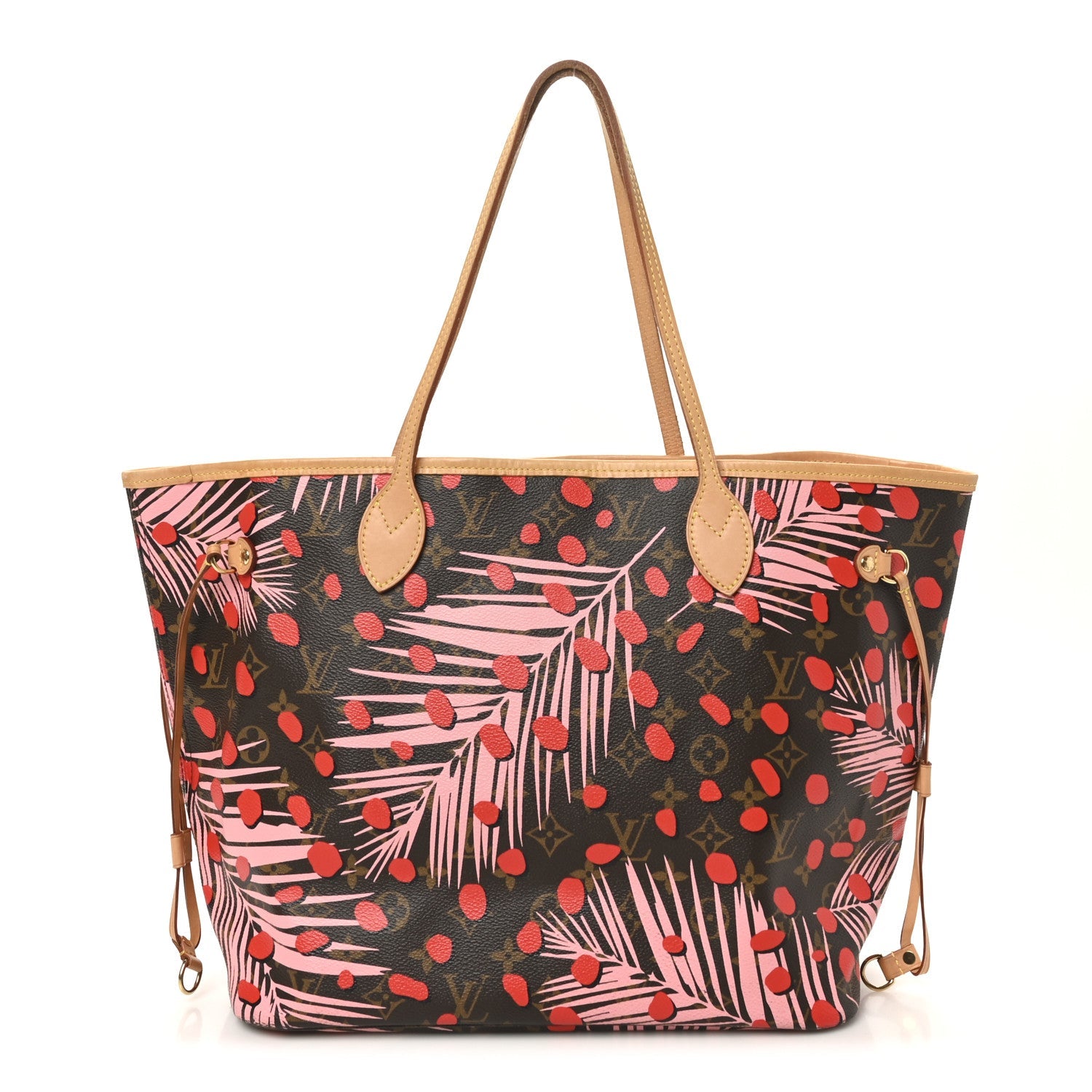 Louis Vuitton Monogram Jungle Dots Neo Neverfull MM Sugar Pink Poppy