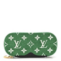 Louis Vuitton Jacquard Velvet Monogram LV Match Sunglasses Case GM Vert