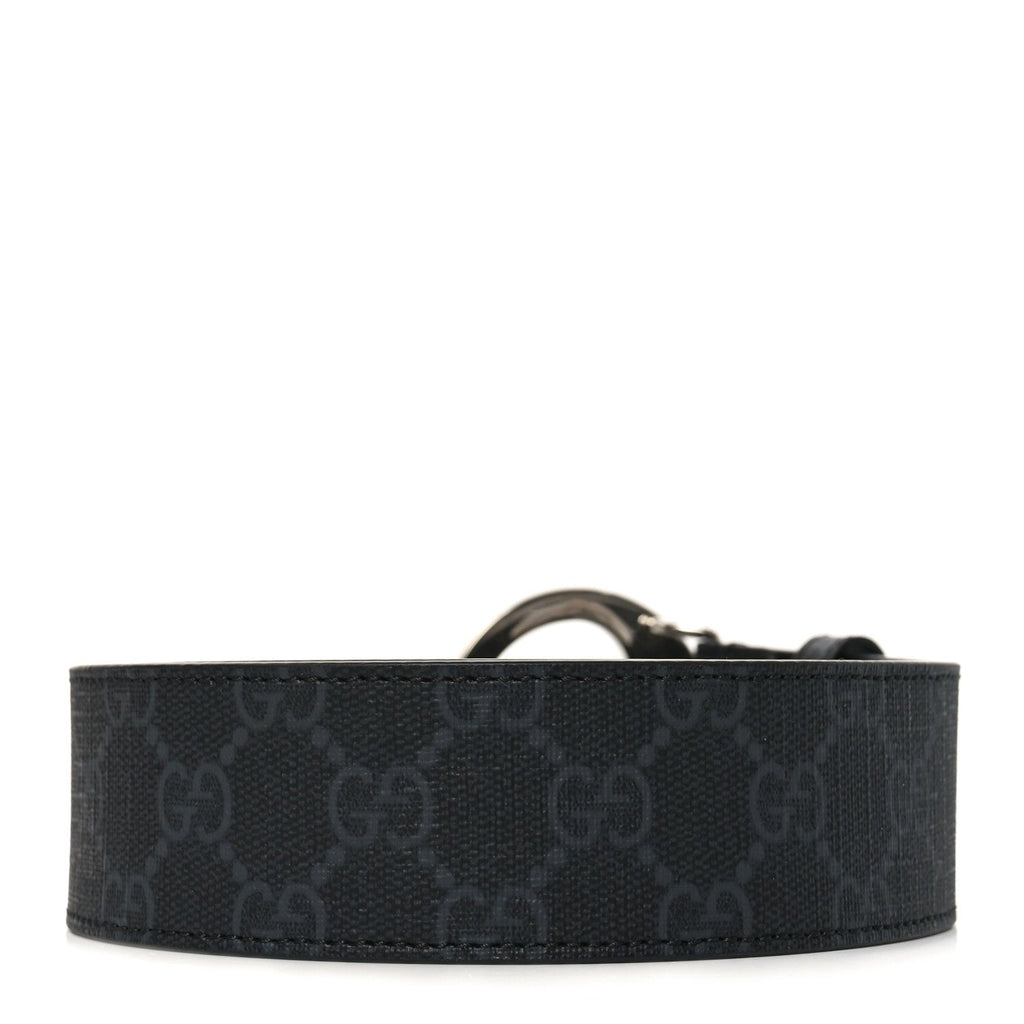 Gucci GG Supreme Monogram Blondie 40mm Belt 85 34 Black