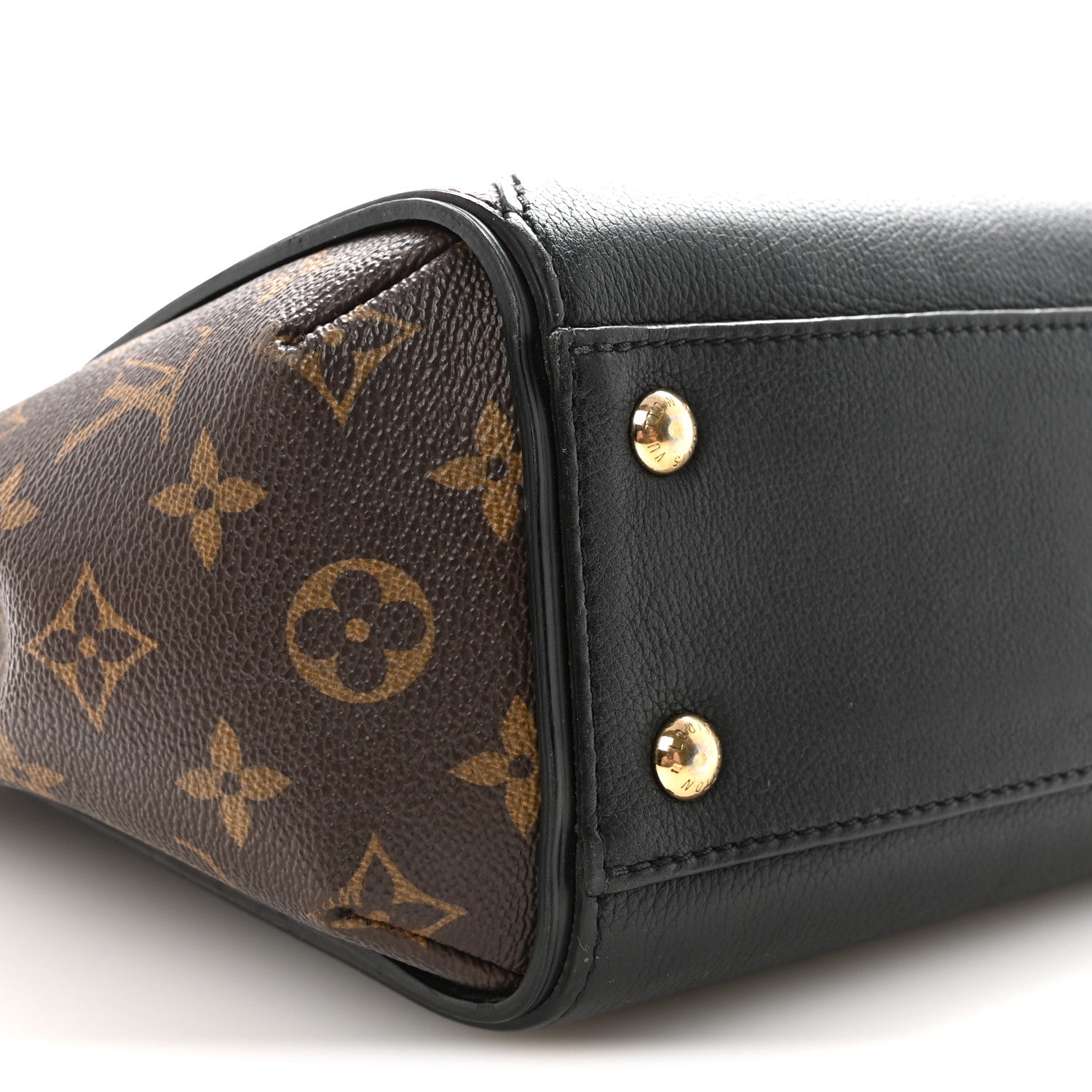 Louis Vuitton Calfskin Monogram Kimono Tote PM Black
