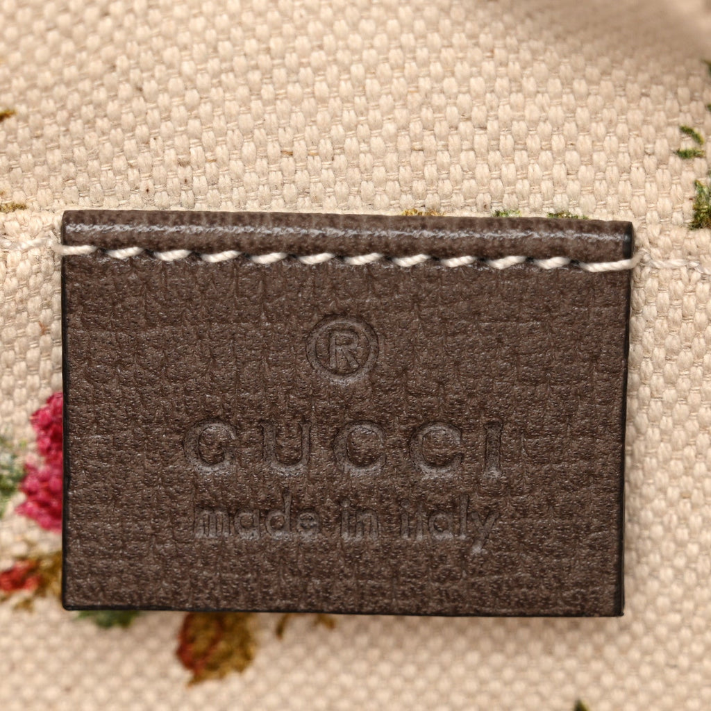Gucci GG Supreme Monogram Web Neo Vintage Shoulder Bag Beige New Acero Crop