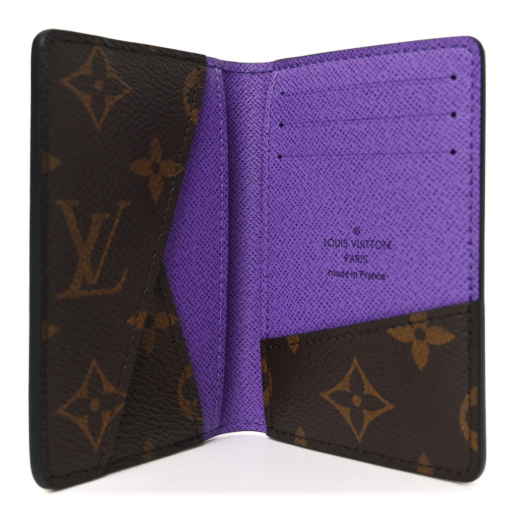 Louis Vuitton Monogram Pocket Organizer NM Purple