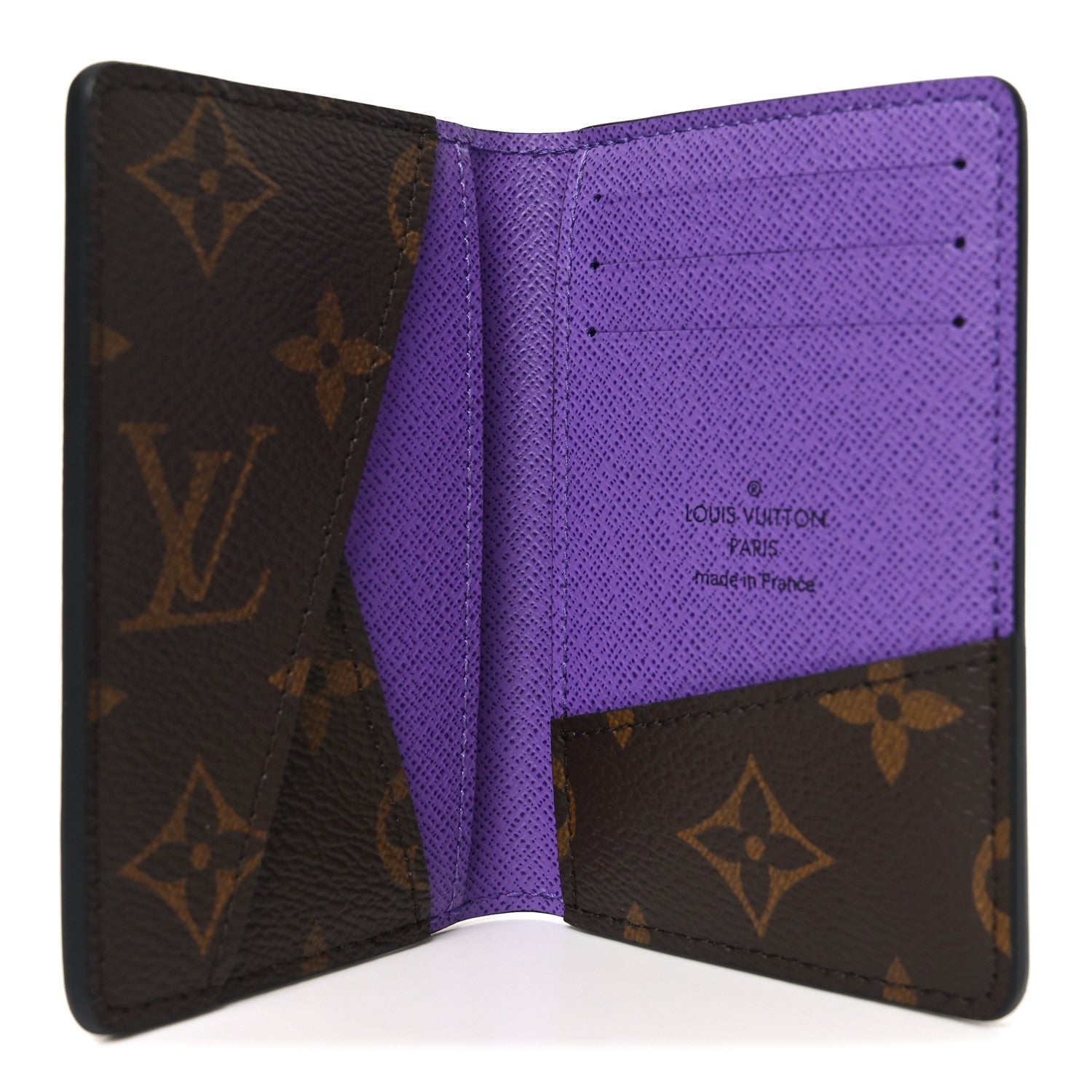 Louis Vuitton Monogram Pocket Organizer NM Purple