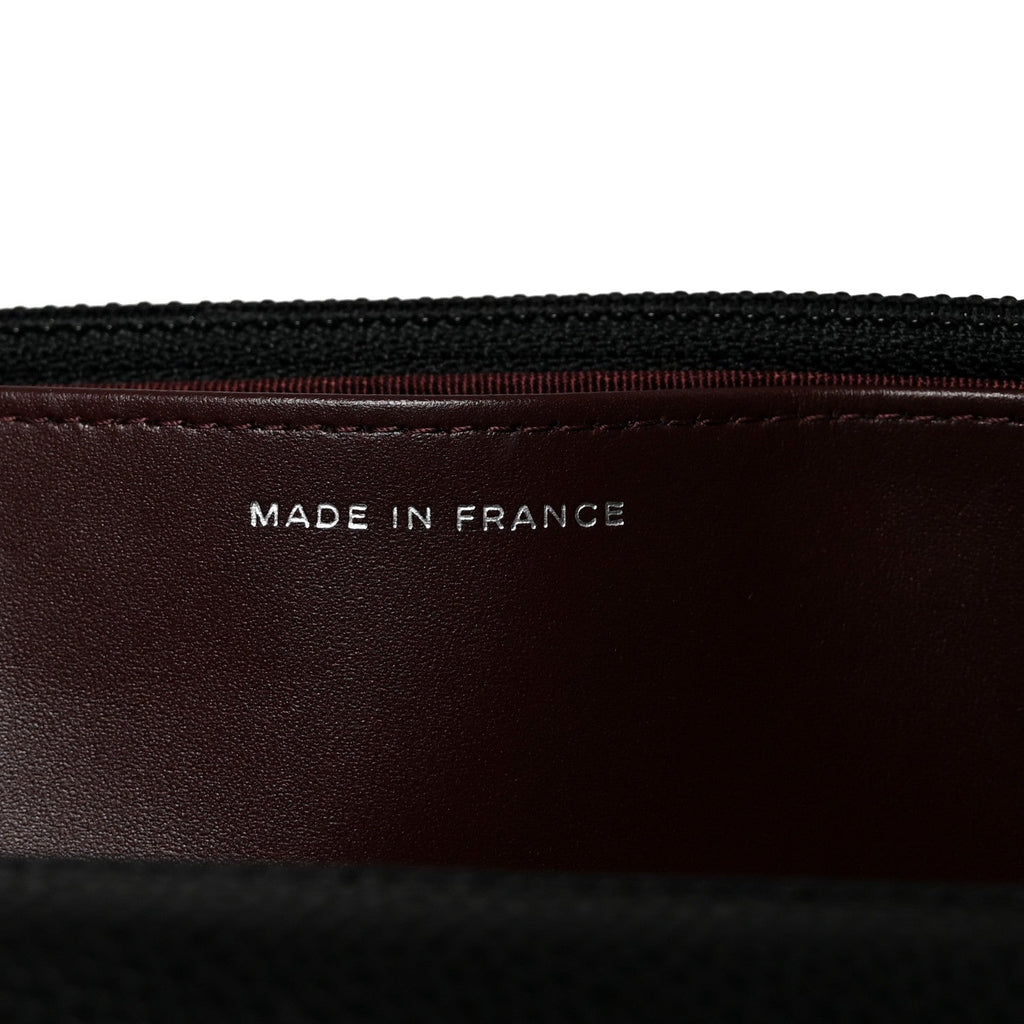 Chanel Caviar Quilted Wallet on Chain WOC Black