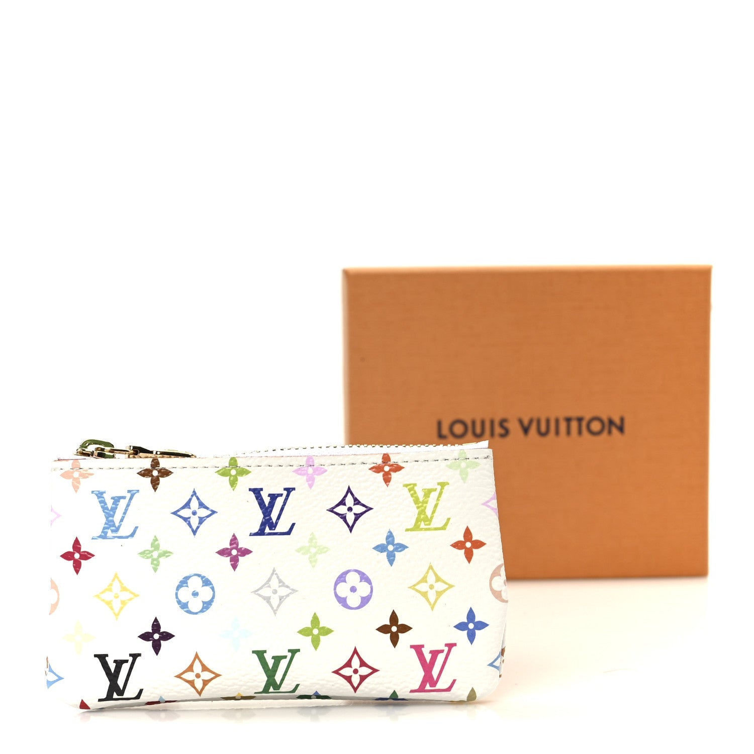 Louis Vuitton LV X TM Monogram Multicolor Key Pouch White