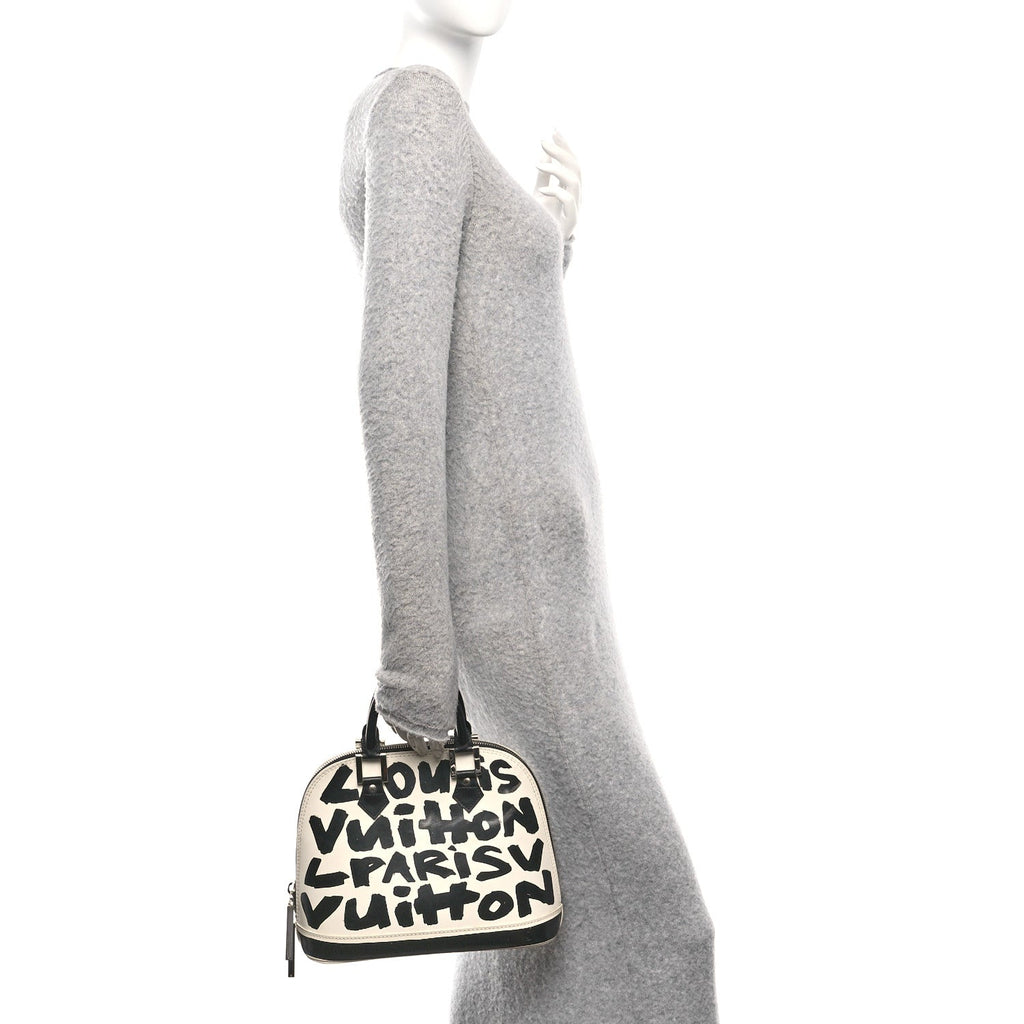 Louis Vuitton Graffiti Alma MM Black