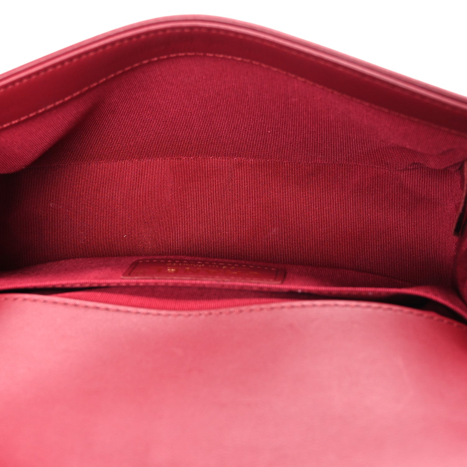 Chanel Lambskin Quilted Small Boy Flap Dark Red