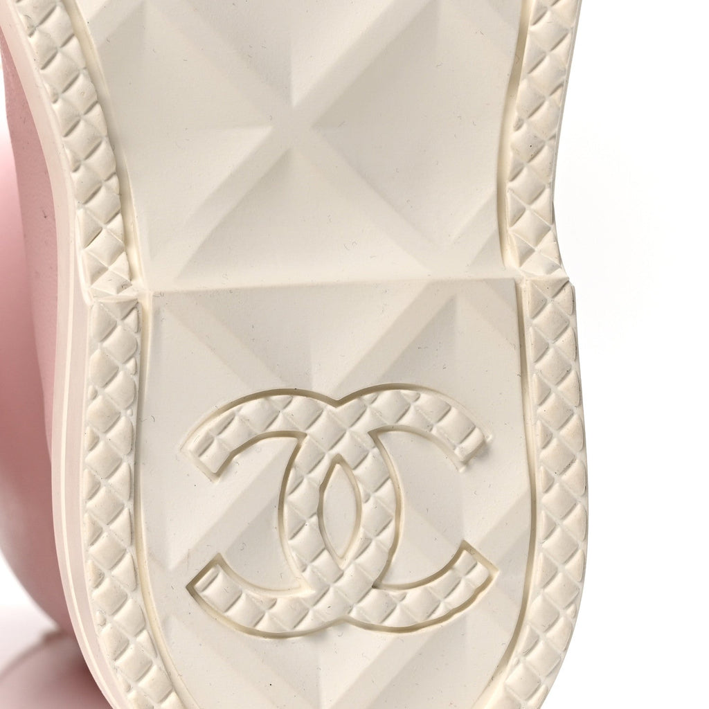 Caoutchouk CC High Boots 38 Light Pink White