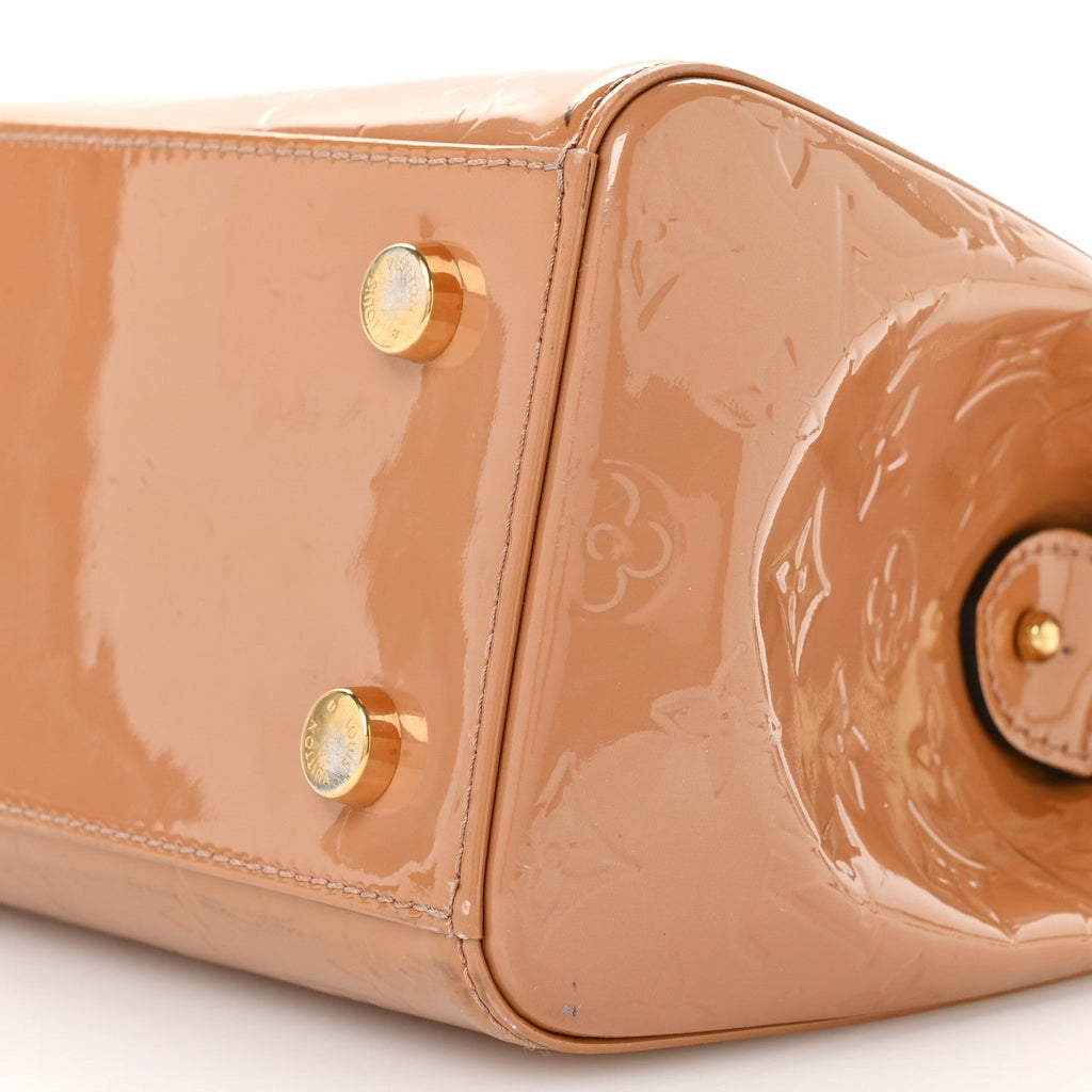 Louis Vuitton Vernis Brea MM Rose Velours