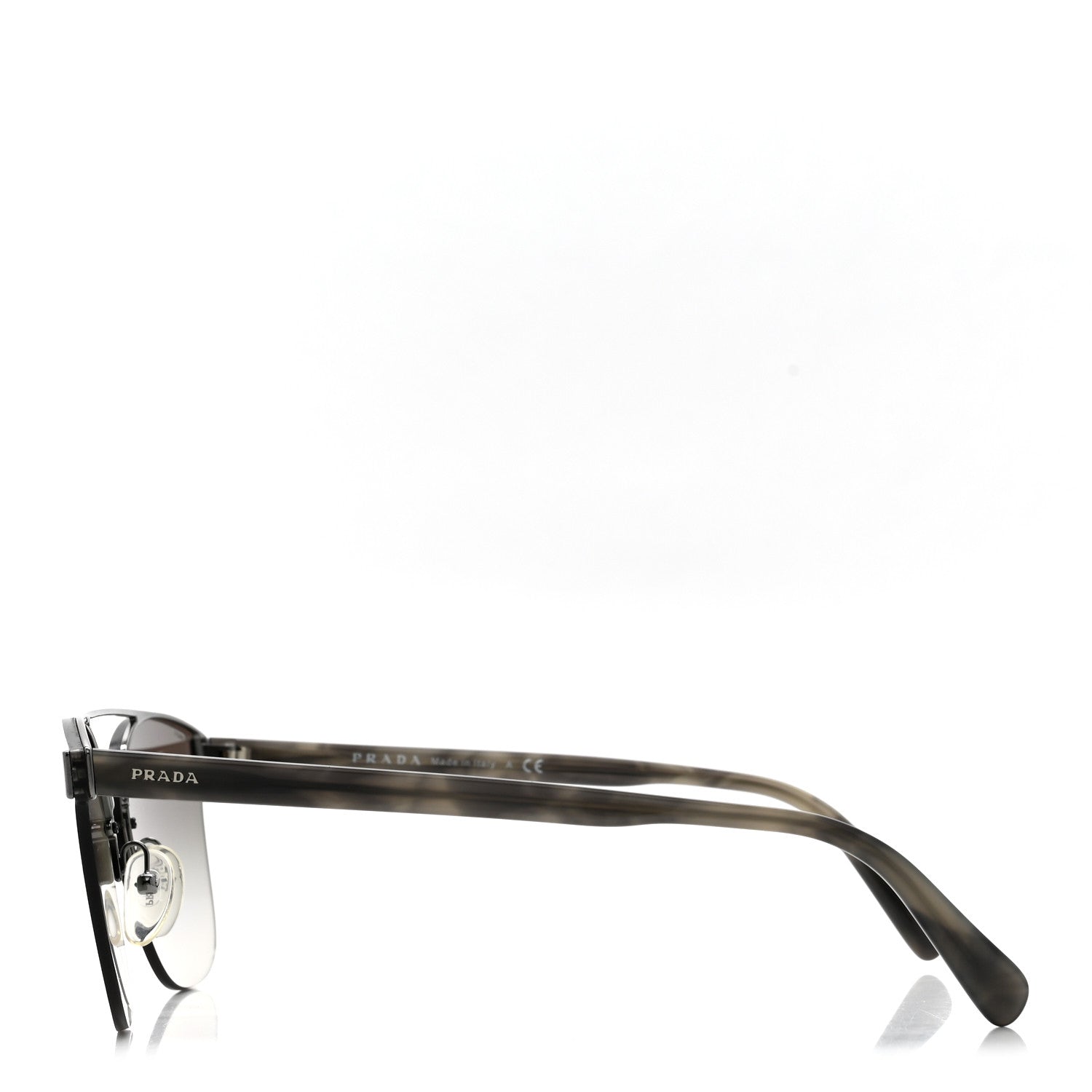 Prada Cat Eye Sunglasses SPR 67T Silver