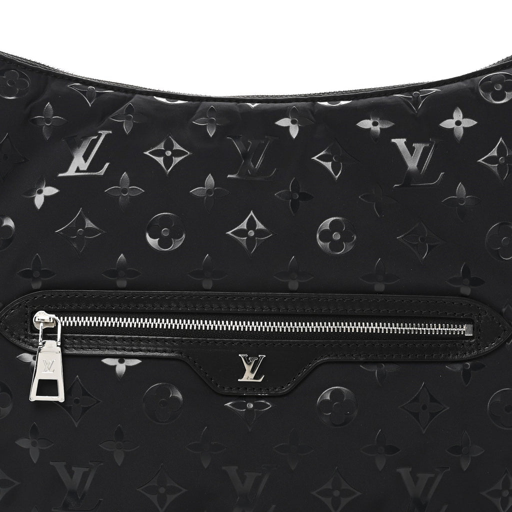 Louis Vuitton Nylon Monogram Loop Pocket Hobo Polar Night
