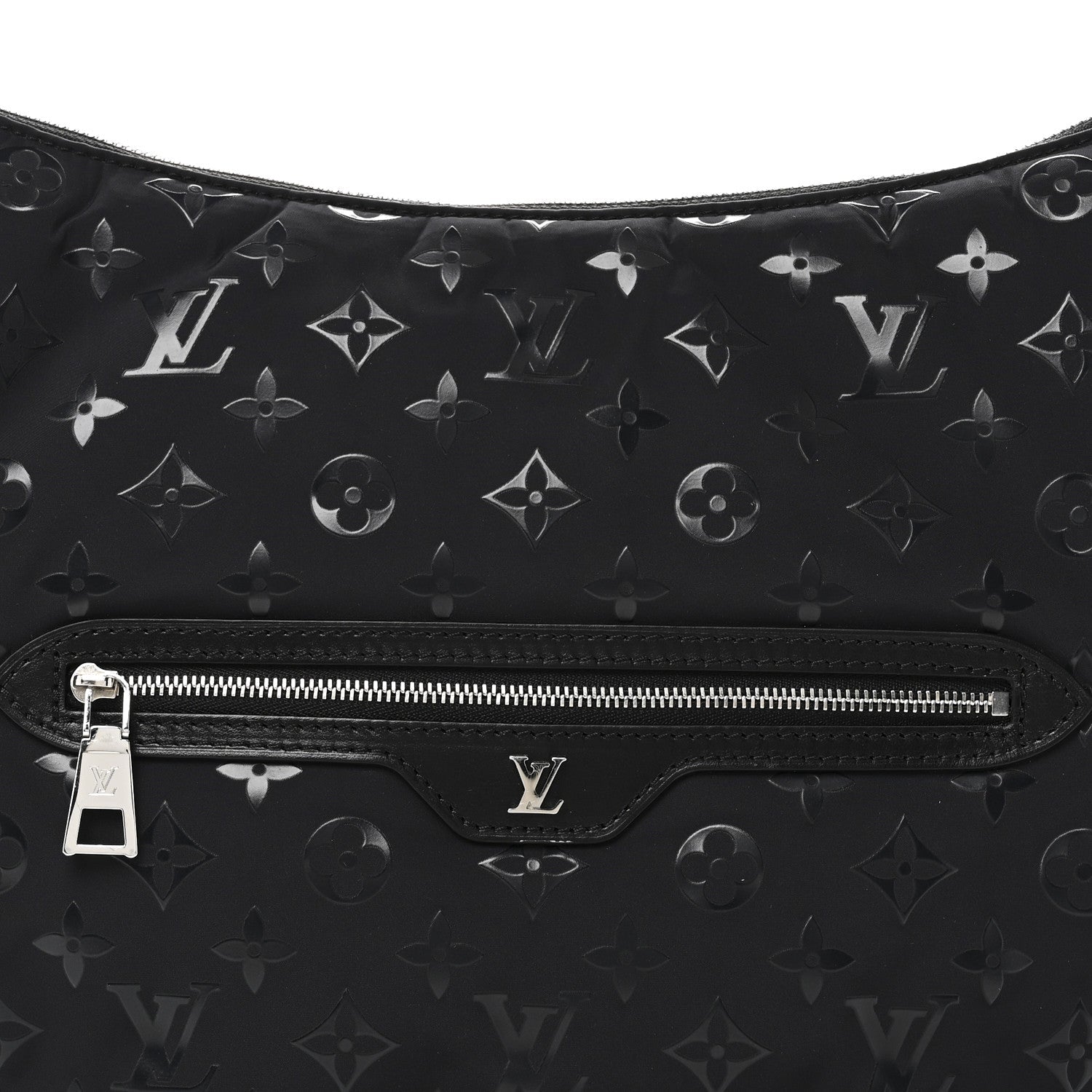 Louis Vuitton Nylon Monogram Loop Pocket Hobo Polar Night