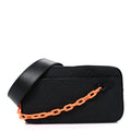 Louis Vuitton Taurillon Monogram Uniformes Solar Ray Soft Pochette Volga Belt Bag Black