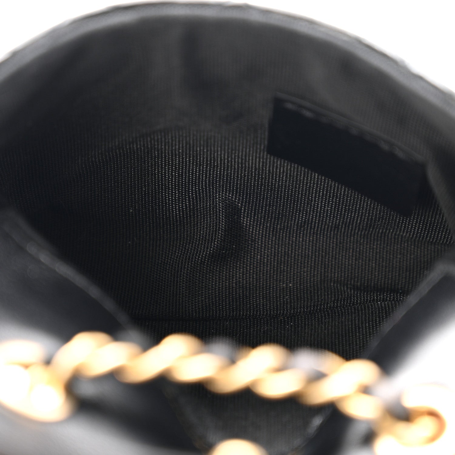 Chanel Shiny Aged Calfskin Quilted Waist Belt Bag Black