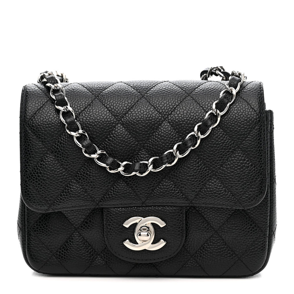 Chanel Caviar Quilted Mini Square Flap Black