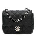 Chanel Caviar Quilted Mini Square Flap Black