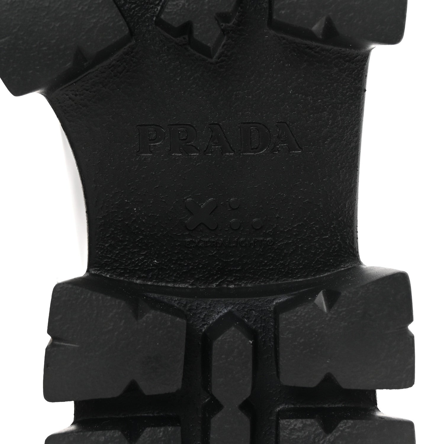 Prada Spazzolato Rois Sfumato Monolith 55mm Derby Loafers 38.5 Black Argento