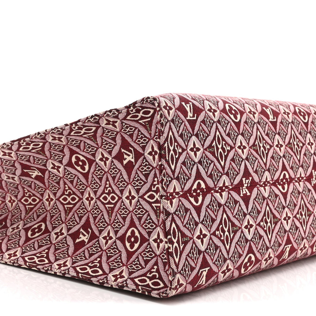 Louis Vuitton Jacquard Since 1854 Onthego GM Bourdeaux