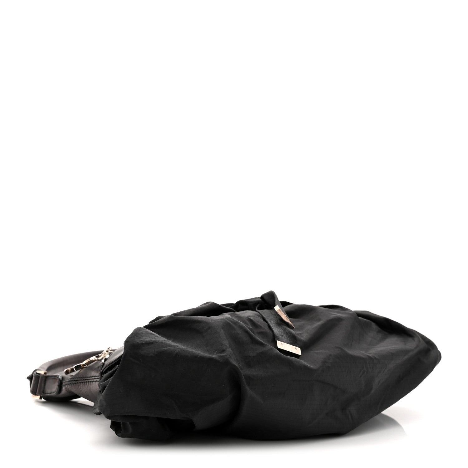 Christian Dior Satin Ballet Evening Bag Black