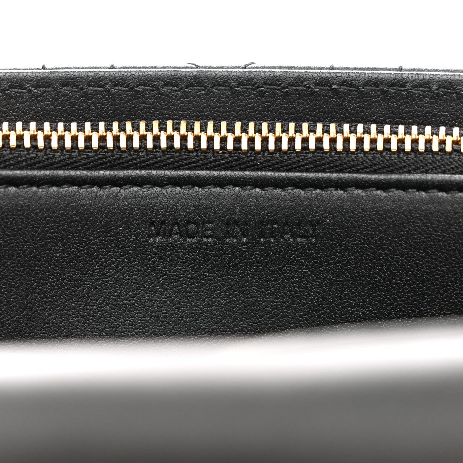 Christian Dior Lambskin Cannage Chain My Dior Daily Chain Pouch Black