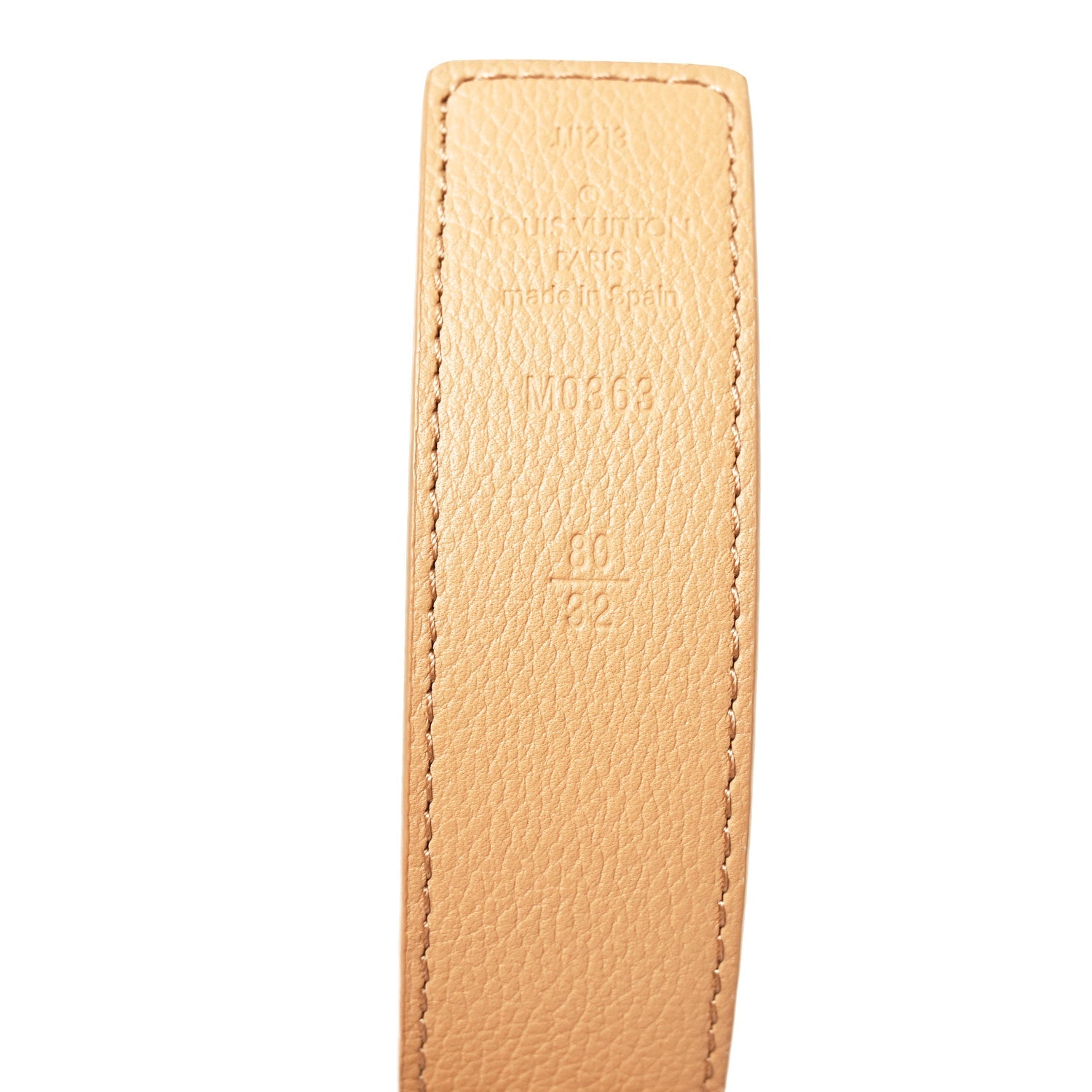 Louis Vuitton Monogram Calfskin 30mm LV Initiales Reversible Belt 80 32 Arizona