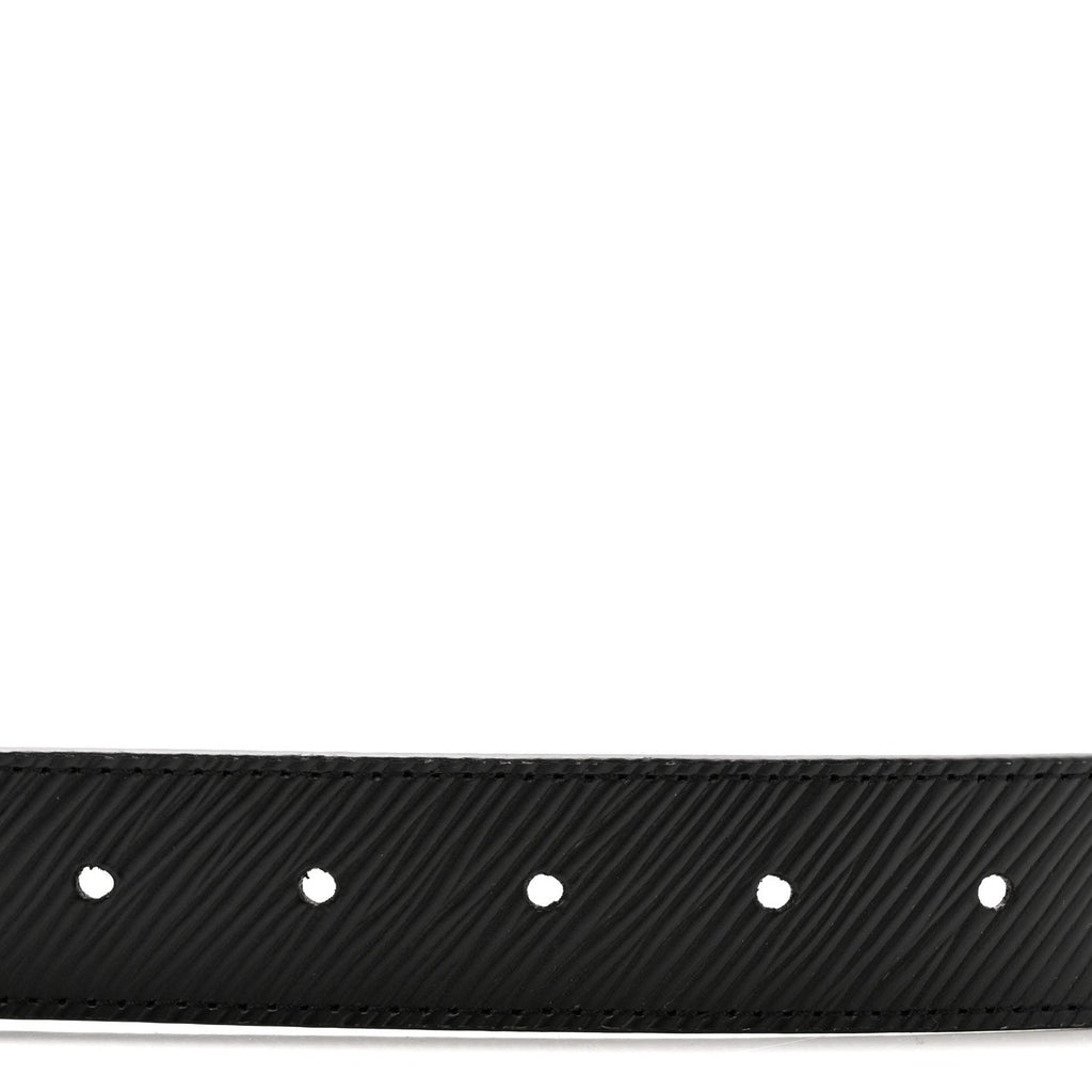 Louis Vuitton Epi 30mm LV Twist Belt 90 36 Black