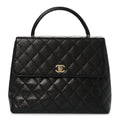 Chanel Caviar Quilted Jumbo Kelly Flap Black