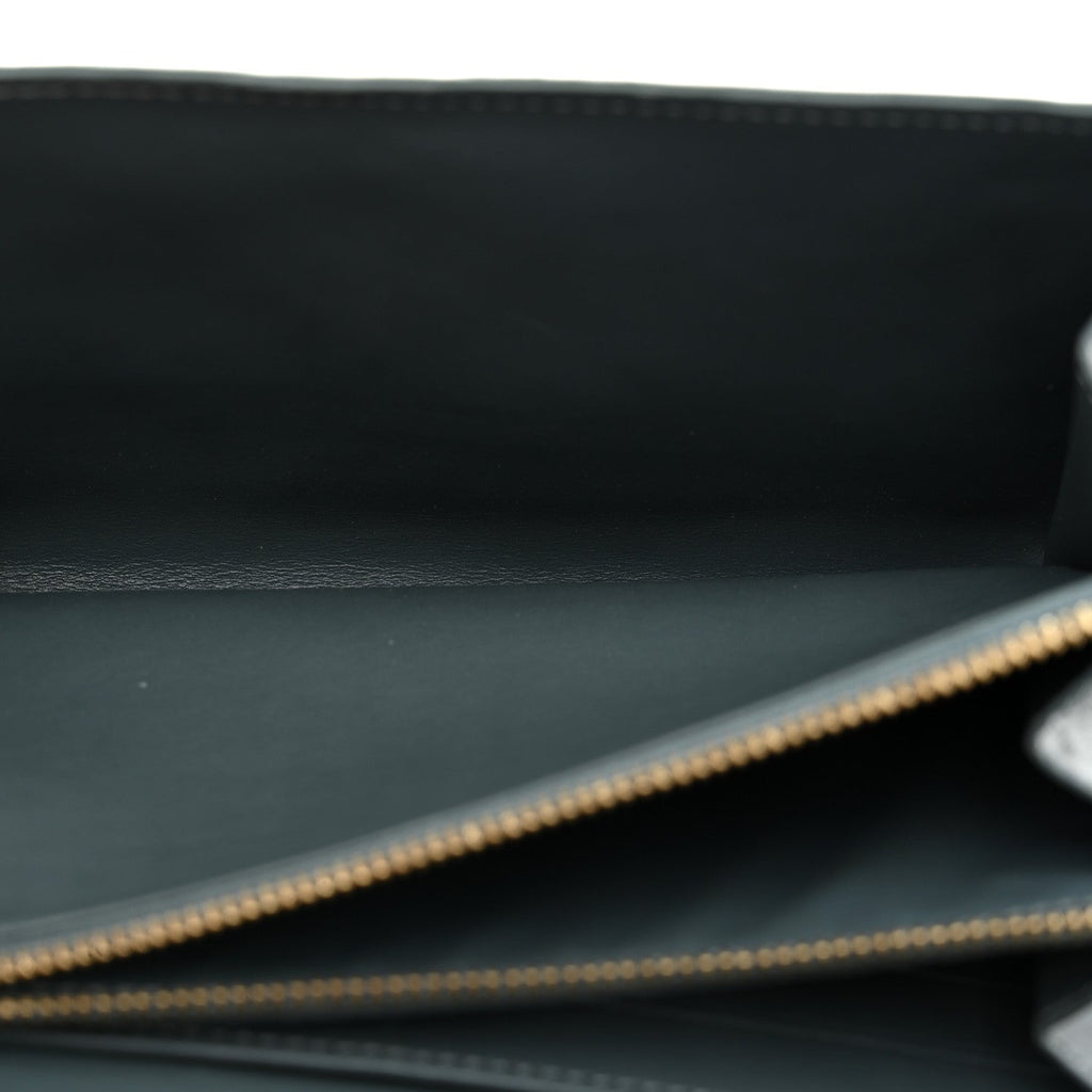 Louis Vuitton Vernis Sarah Wallet Gris Art Deco