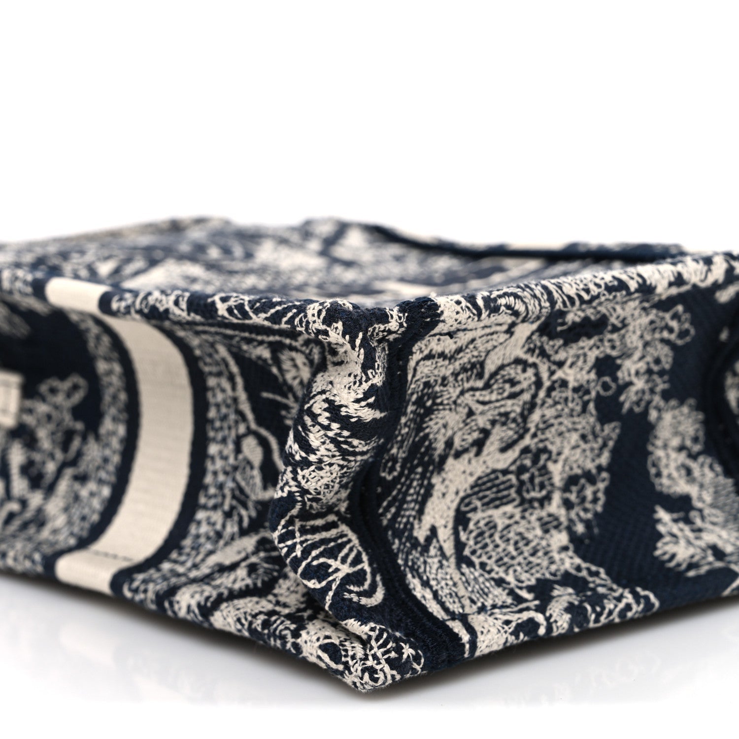 Christian Dior Oblique Mini Book Tote Phone Bag Blue