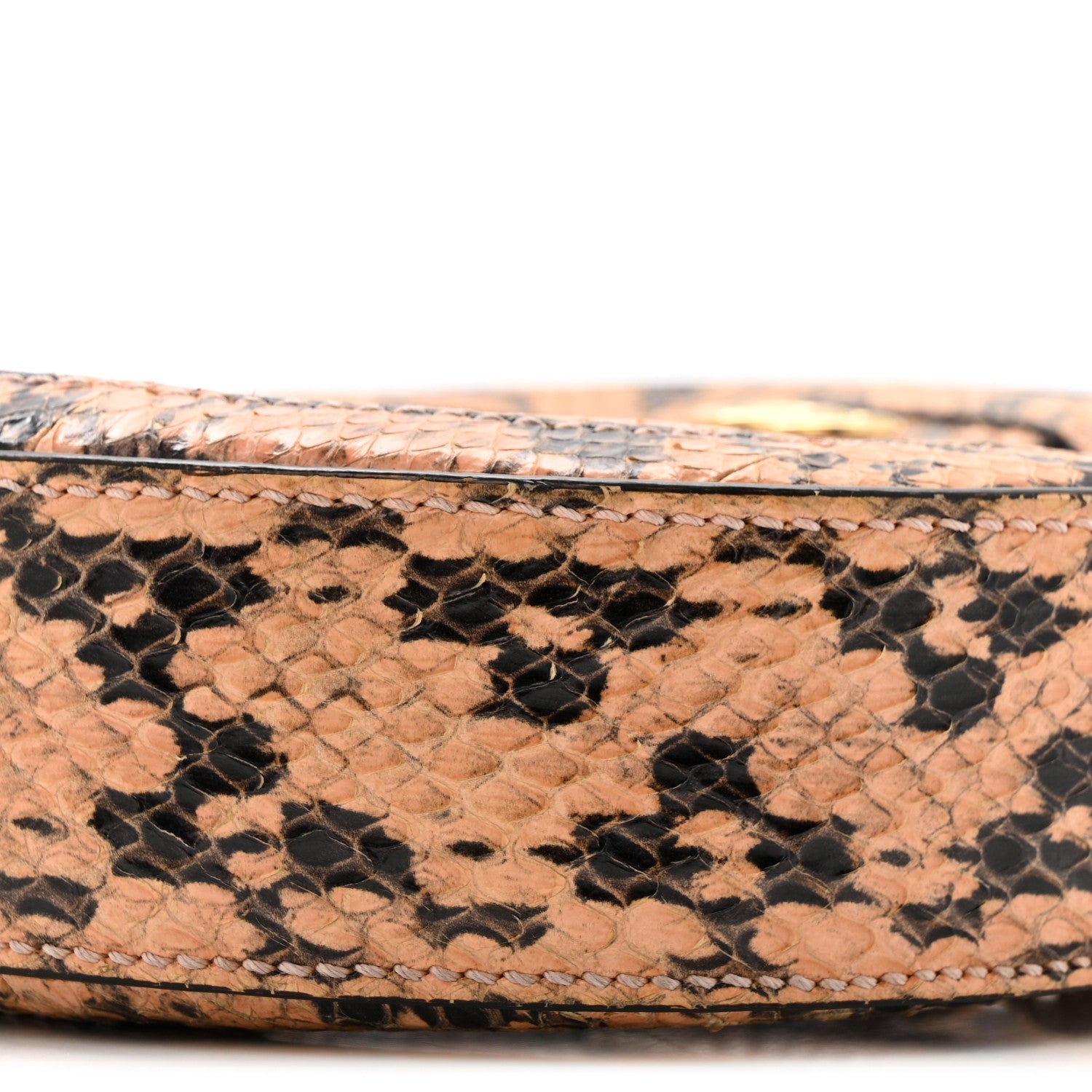 Gucci Snakeskin GG Ophidia Round Crossbody Bag