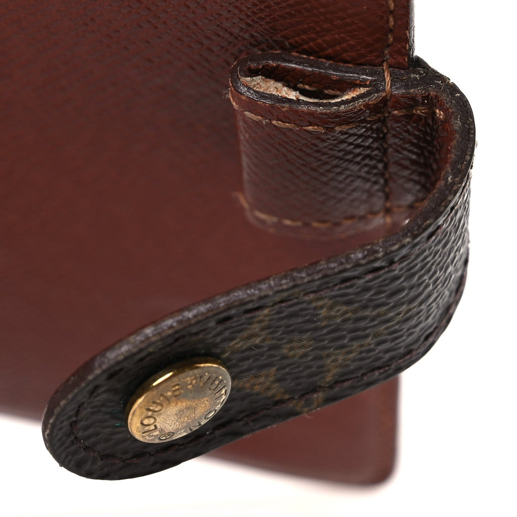 Louis Vuitton Monogram Small Ring Agenda Cover