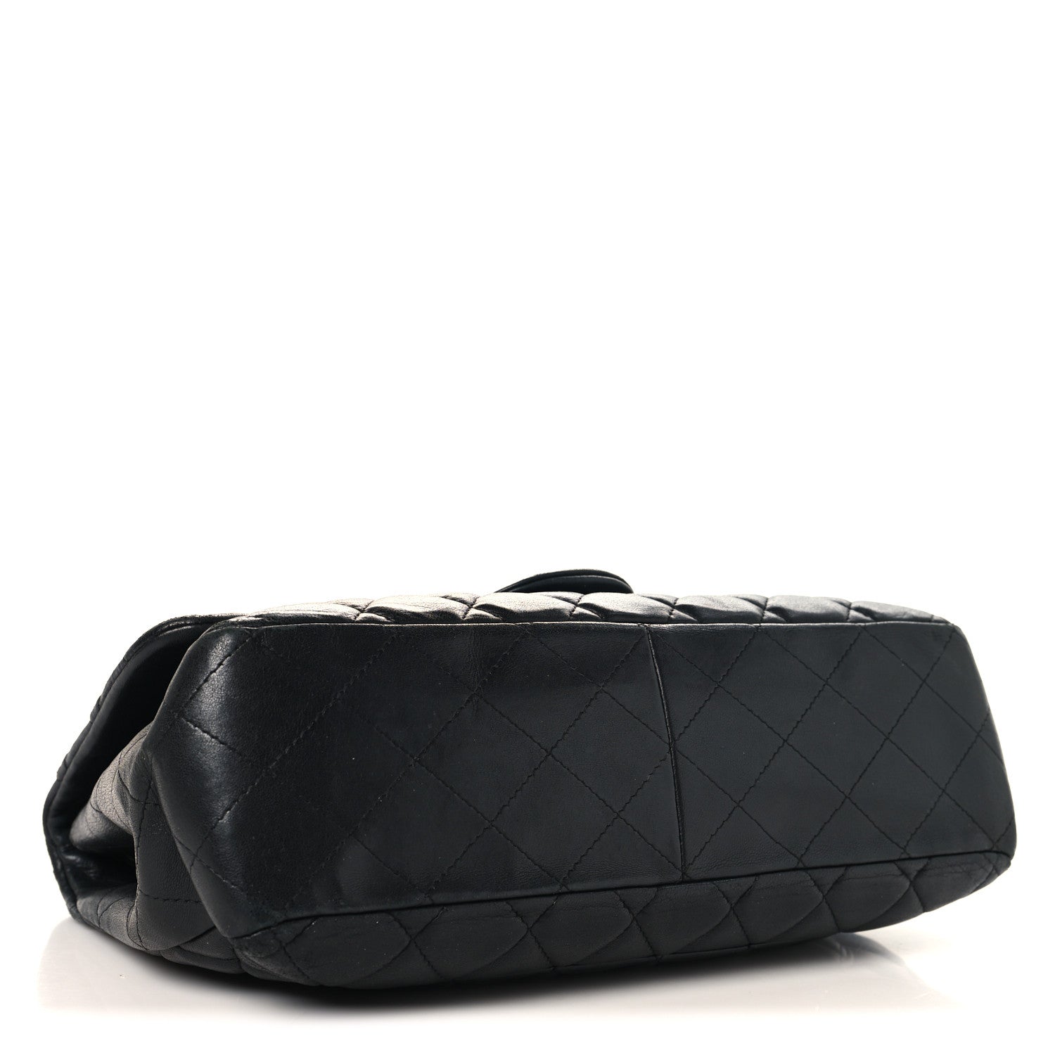 Chanel Lambskin Quilted Jumbo Single Flap Black