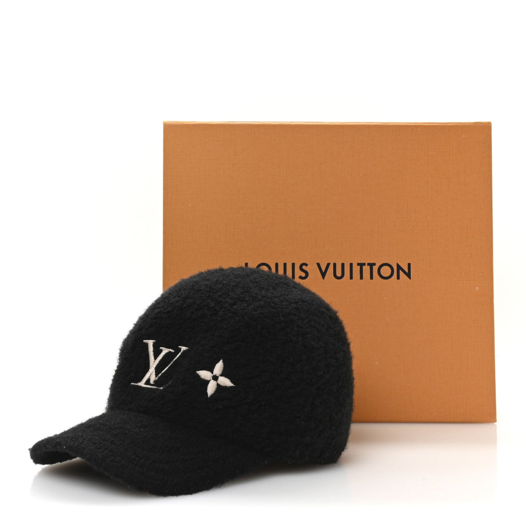 Louis Vuitton Wool Woolgram Cap L Black