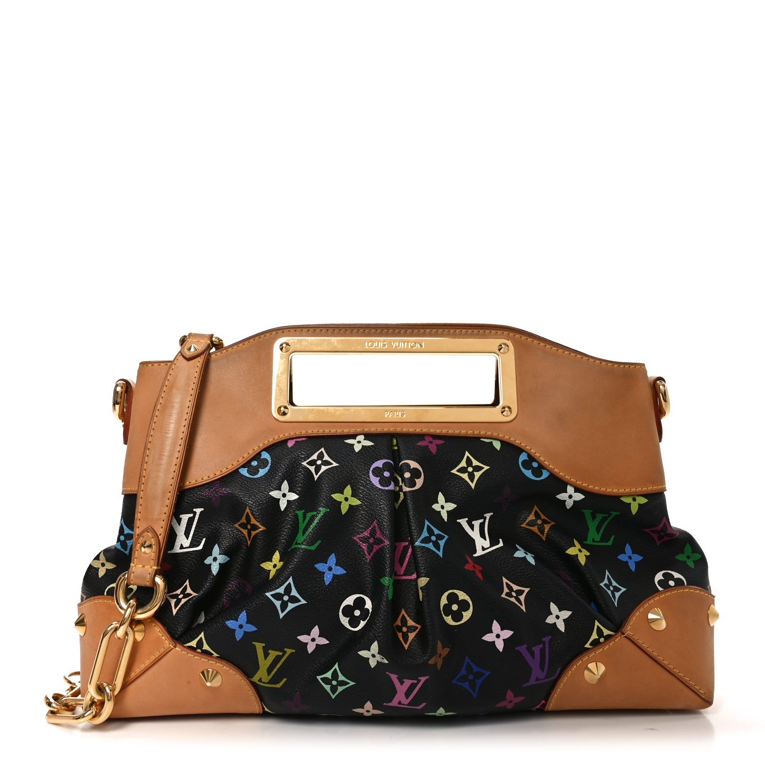 Louis Vuitton Monogram Multicolor Judy MM Black