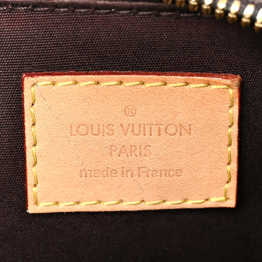 Louis Vuitton Vernis Alma BB Amarante