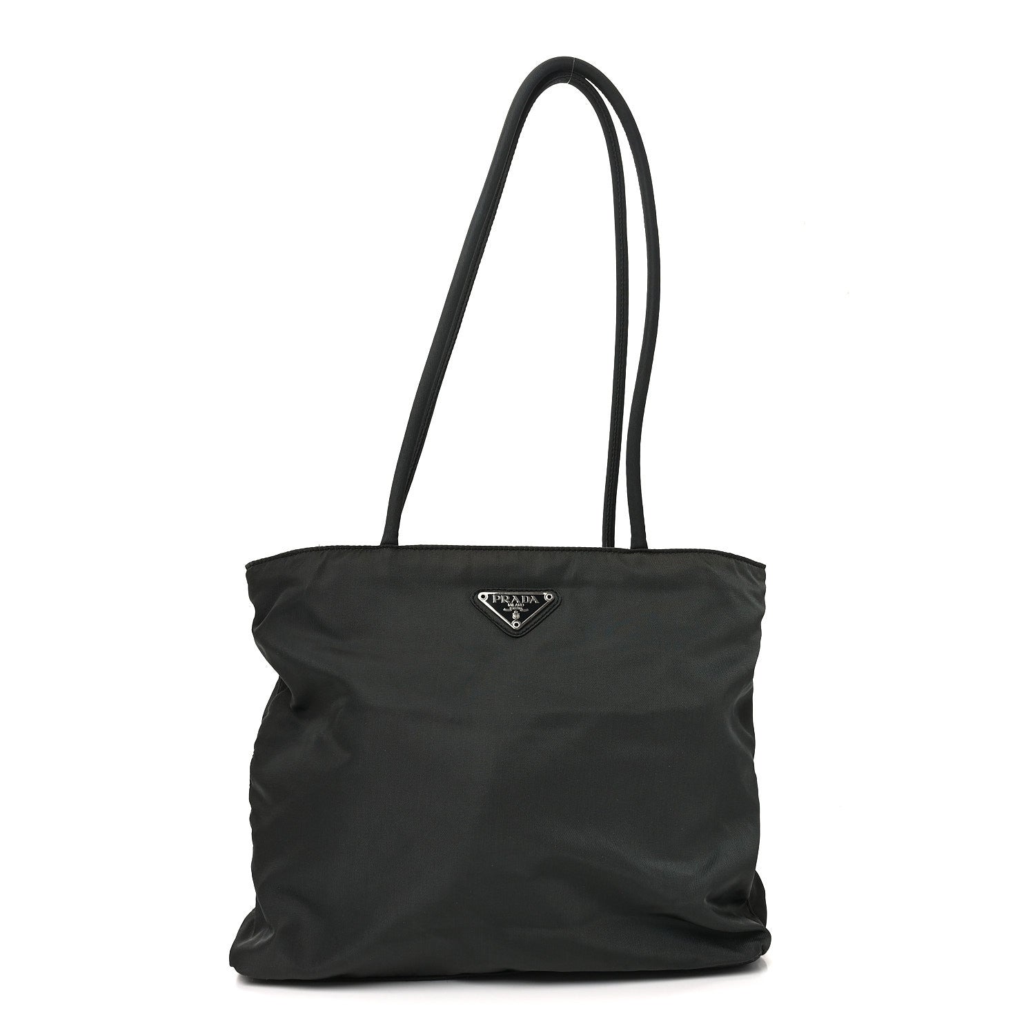 Prada Tessuto Nylon Shoulder Bag Dark Green
